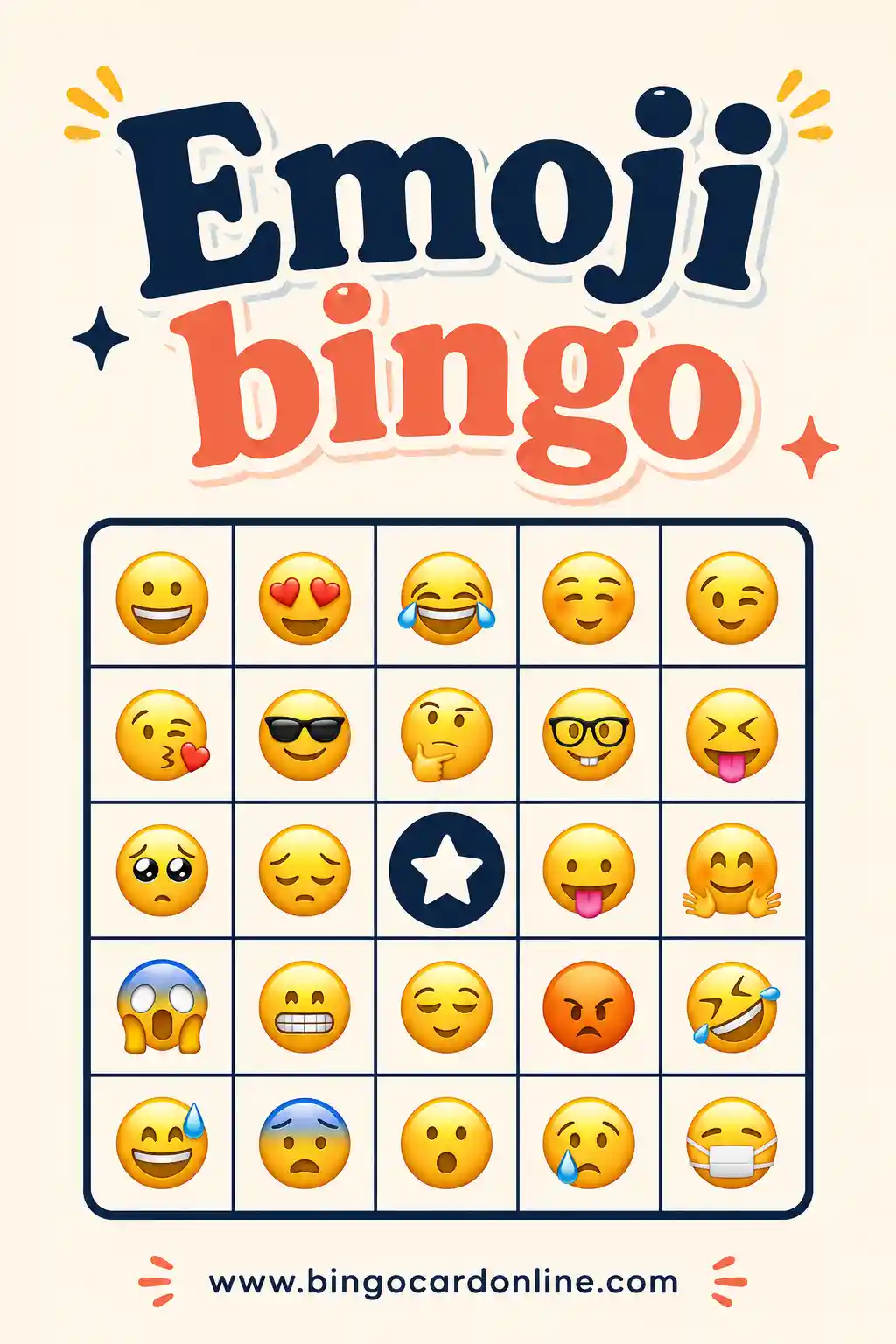 Emoji Bingo: Free Printable Cards for Any Party